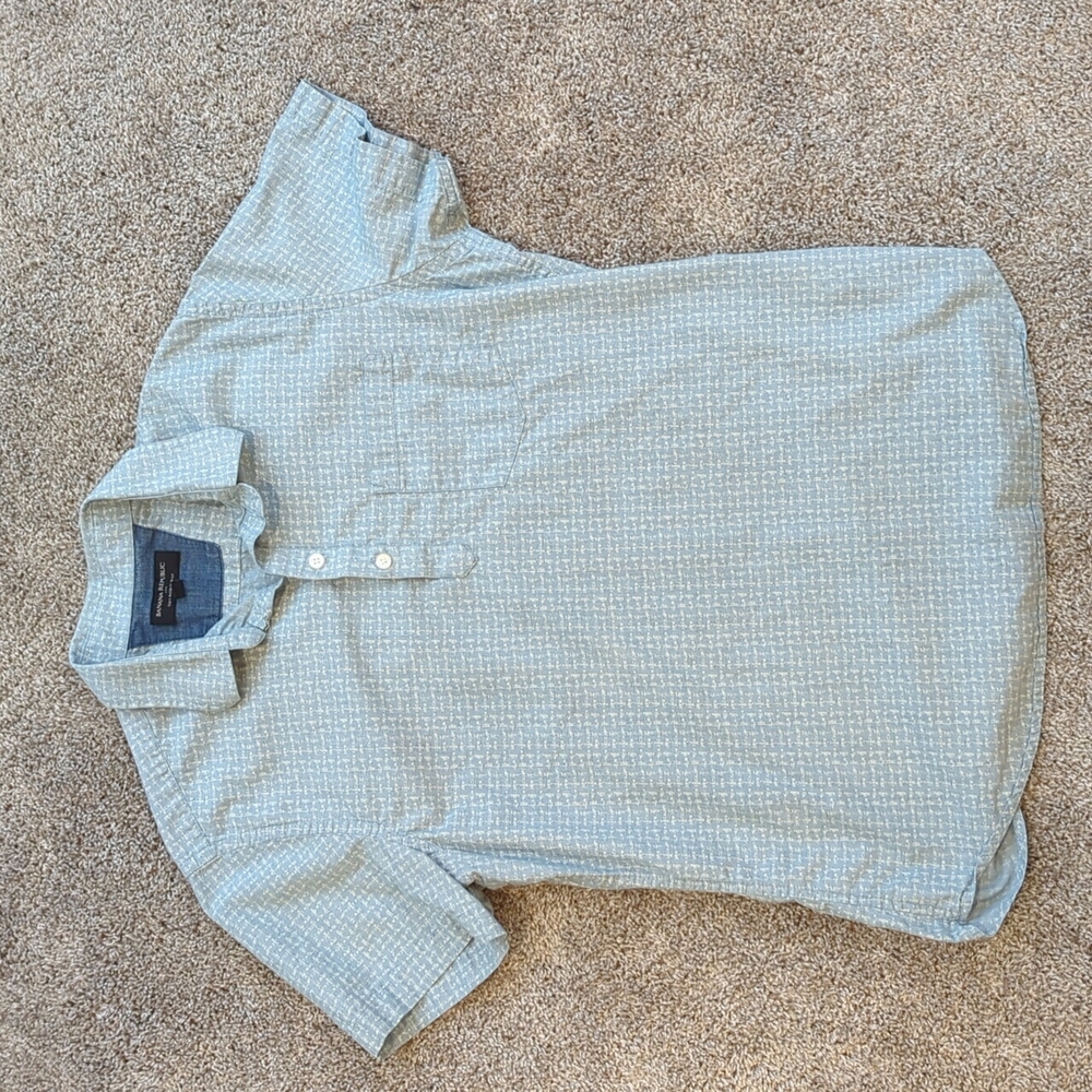 Banana republic patterned pullover shirt